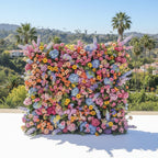 Rainbow Sunflower Premium Flower Wall Backdrop - 329