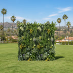 Wild Tropical Mossy Fern Premium Greenery Wall - 532
