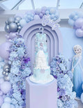 Blue & Purple Premium Floral Arch Set - 4507