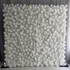 Classic White Rose Hydrangea Flower Wall & Backdrops | 001