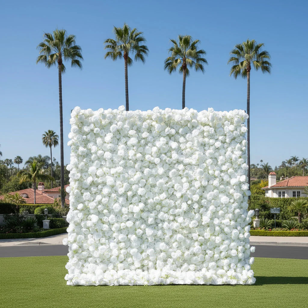 FLOWER WALL RENTAL BUSINESS STARTER KIT | WHITE ROSE