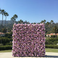 Light Purple Wild Rose Premium Flower Wall - 133