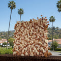 Brown, Tan and Cream Premium Wild Rose Flower Wall - 290