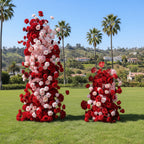 Pink & Red Deluxe Premium 2 Piece Arch Set - 4591