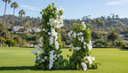 Greenery White Ivory Premium 3 Piece Arch Set - 4589