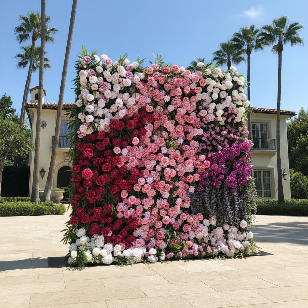 Dripping Florals Premium Flower Wall - 101