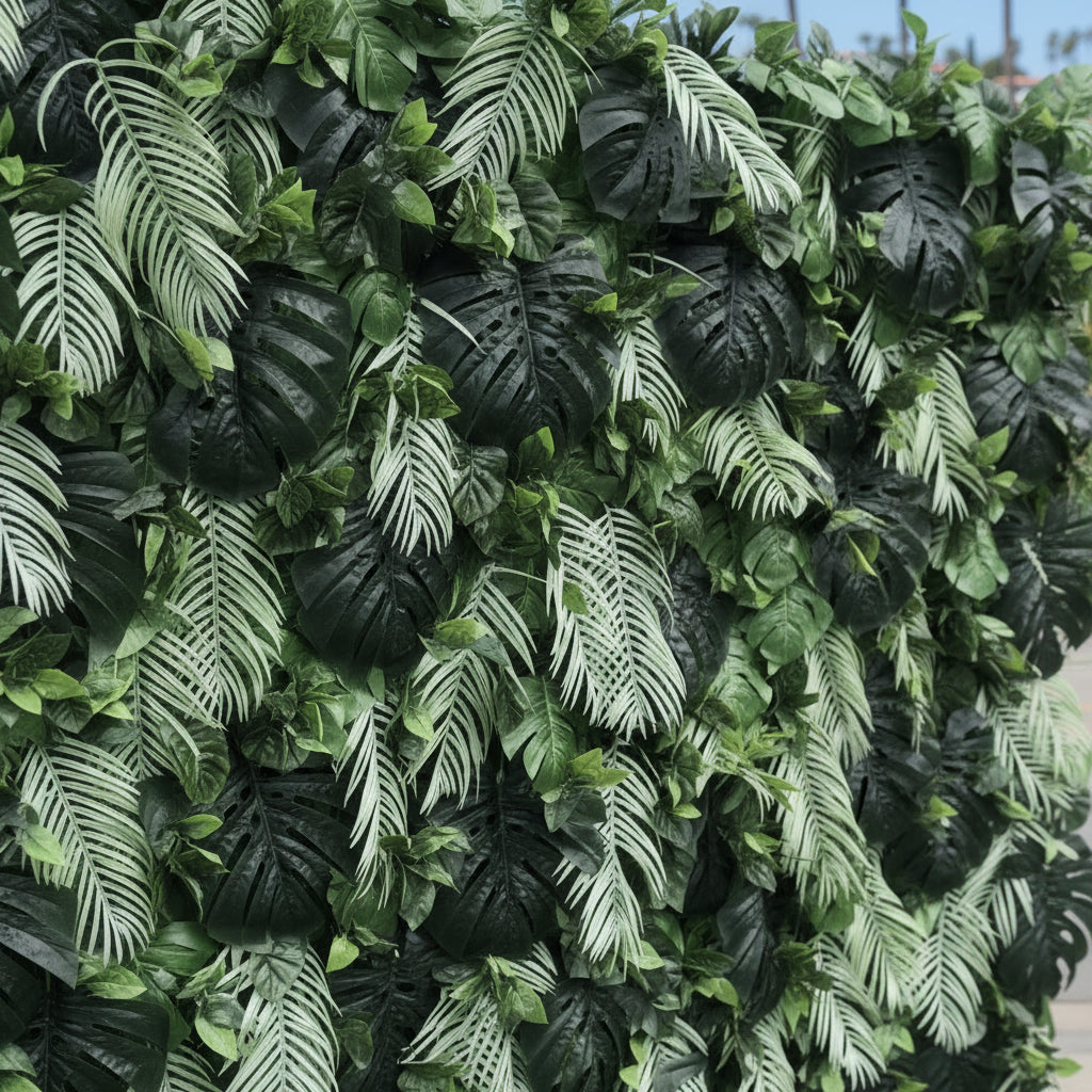 Deluxe GreenTropical Palm Premium Greenery Wall - 518