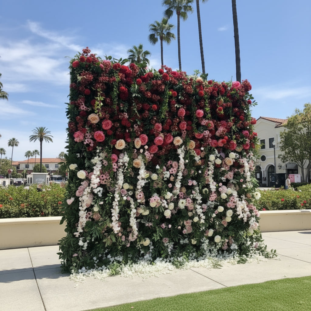 Dripping Peonies Flower Wall - 102