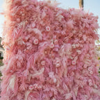 Into The Meadow Light Pink Rose Flower Wall - 053