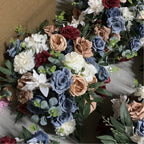Blue, White, Tan and Red Premium Flower Ball - 1059