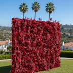 Into the Meadow Red Rose Premium Flower Wall - 235