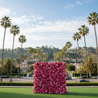 Light & Dark Pink Wild Rose Premium Flower Wall - 217