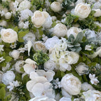 Greenery, White Peony Premium Flower Wall - 268