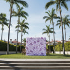Classic Purple Lavender Rose Flower Wall - 270