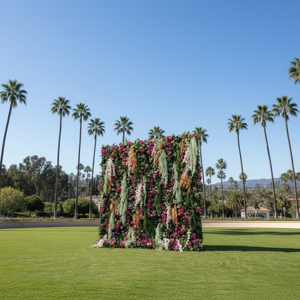 Waterfall Florals Premium Flower Wall - 186