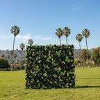 Black Greenery Premium Flower Wall Backdrop - 536