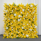 Into the Meadow Yellow Rose Premium Flower Wall - 283