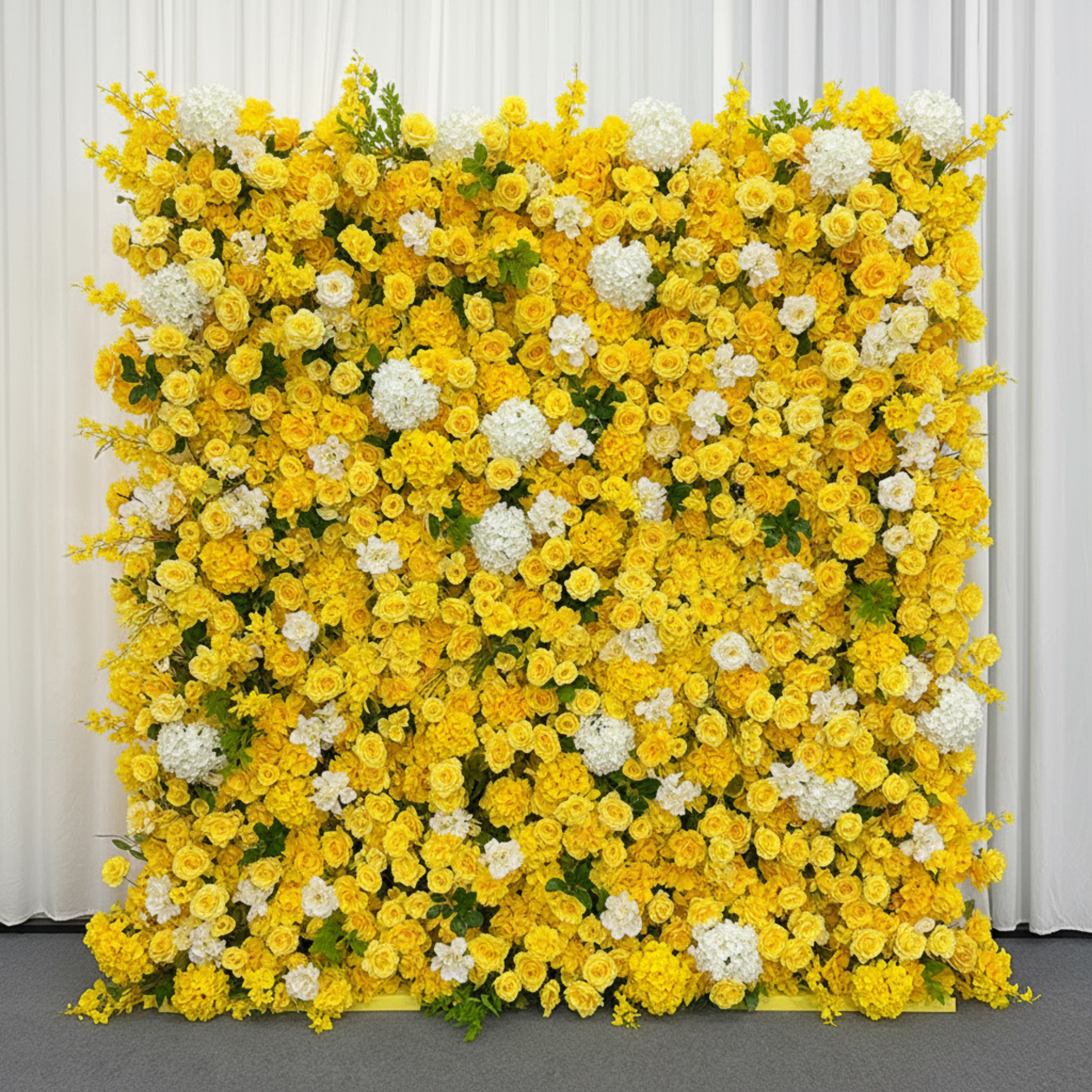 Into the Meadow Yellow Rose Premium Flower Wall - 283