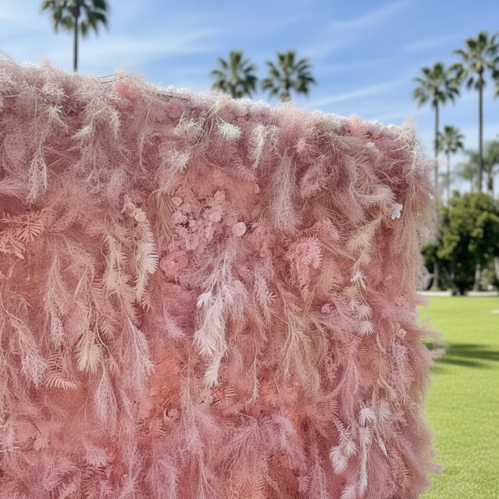 Into The Meadow Light Pink Flower Wall - 043
