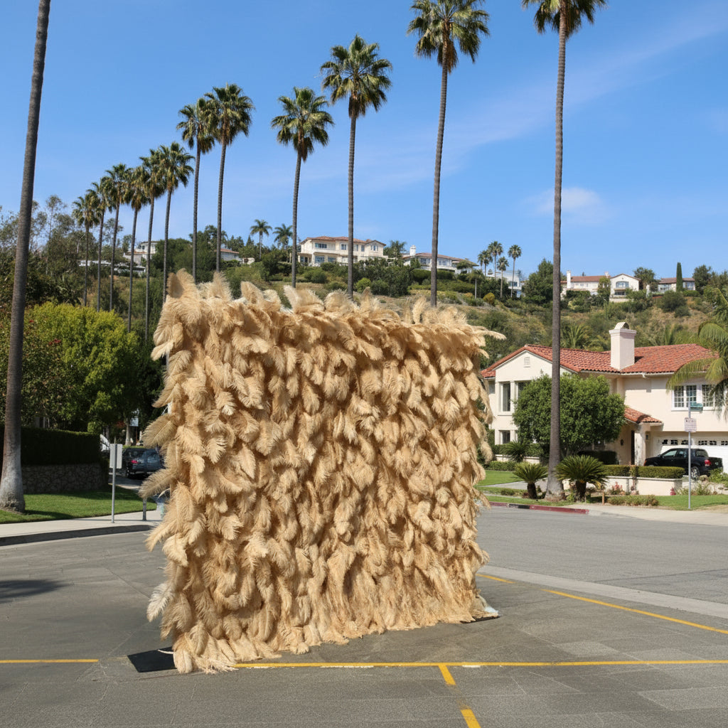 Tan Feather Wall - 072