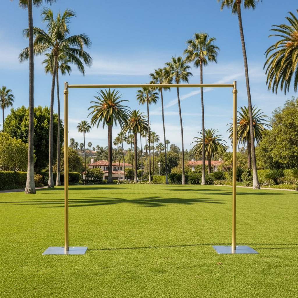 Premium Heavy Duty Official Backdrop Stand - Gold