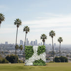 Wild White Rose and Greenery Premium Flower Wall - 285