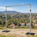 Premium Heavy Duty Official Backdrop Stand - Silver
