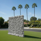 Light Grey Wild Rose Flower Wall Backdrop - 239