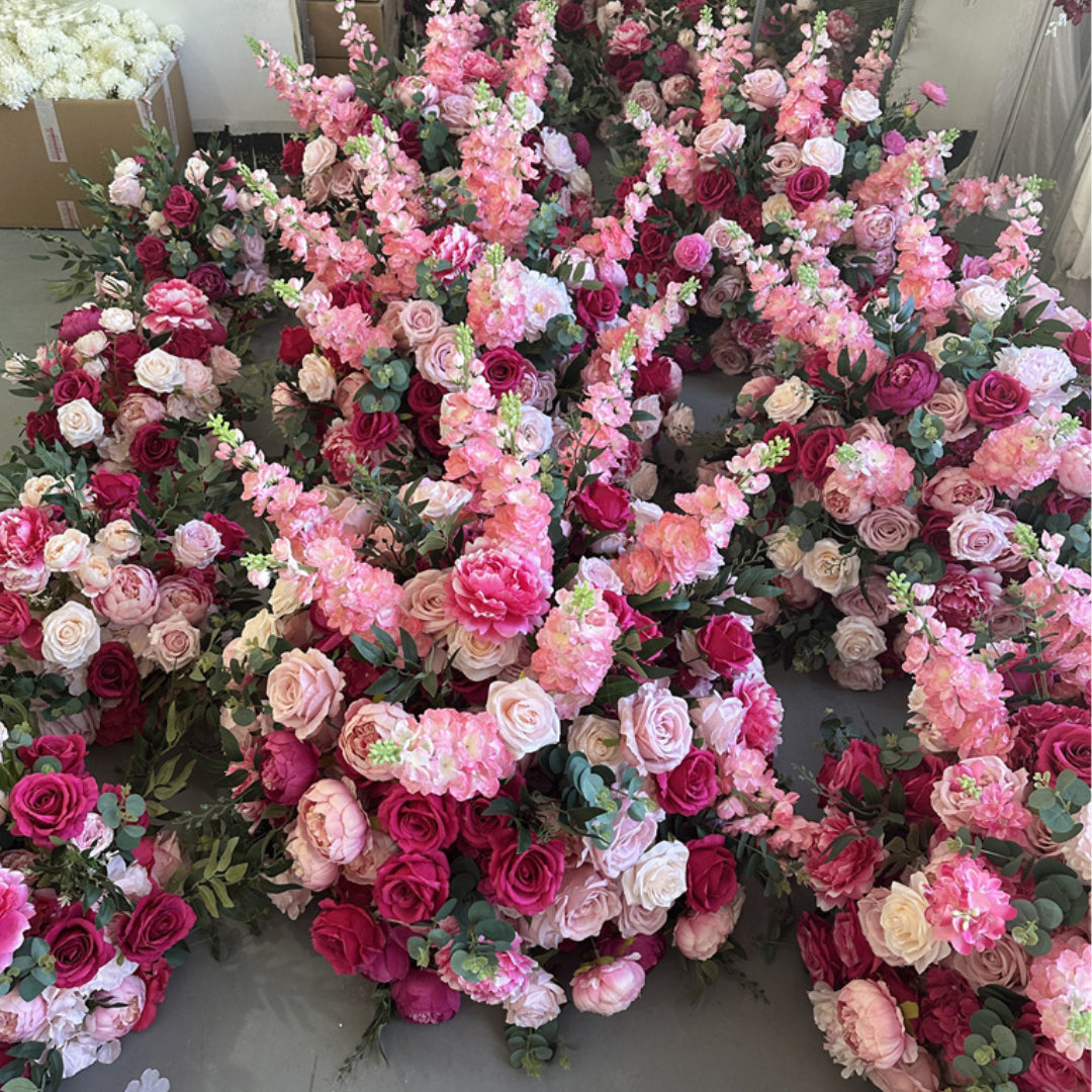 Dripping Pink & Red Premium Flower Ball - 1032
