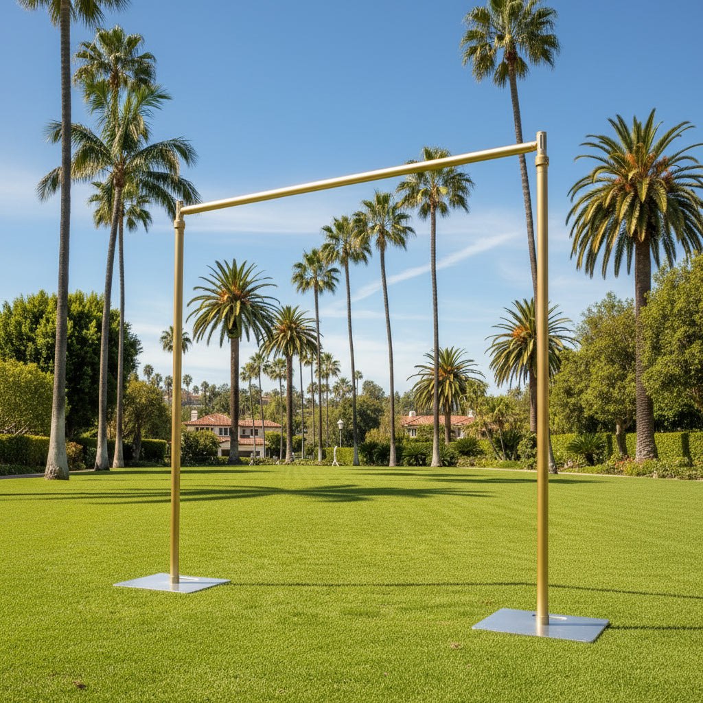 Premium Heavy Duty Official Backdrop Stand - Gold