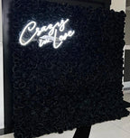 Classic Black Rose Flower Wall - 319