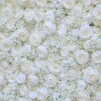 Classic White Rose Hydrangea Flower Backdrops | 001
