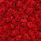 Classic Red Rose Hydrangea Flower Wall & Backdrops | 002