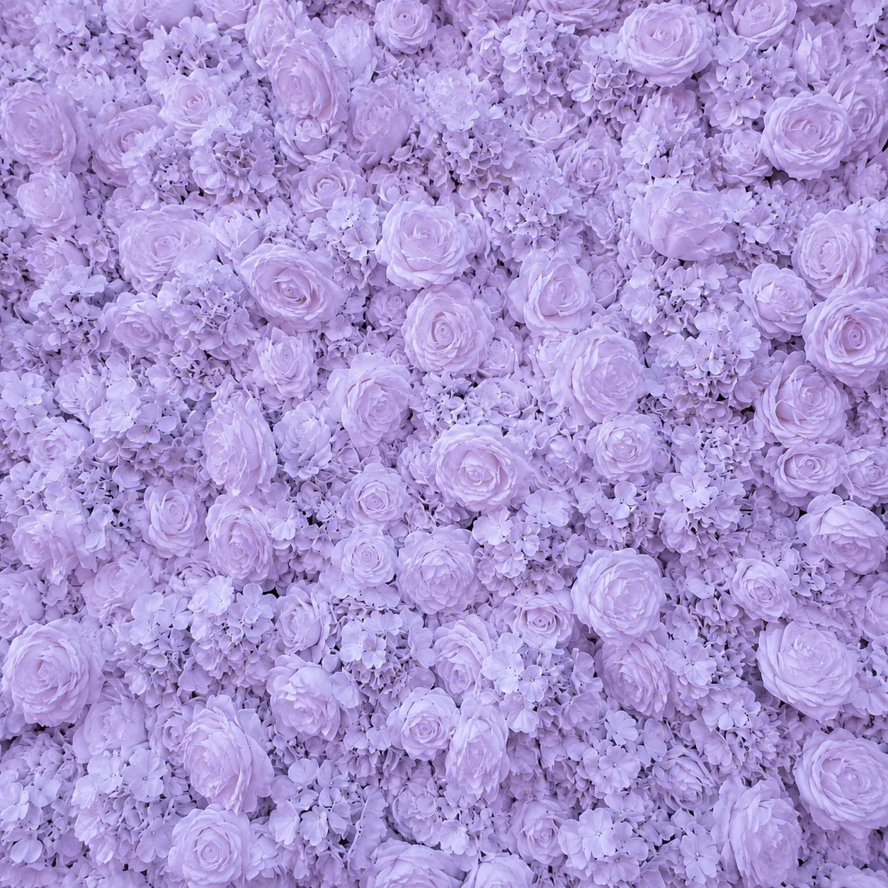 Classic Light Purple Rose Hydrangea Flower Wall & Backdrops | 270
