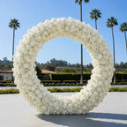 Classic White Rose Hydrangea Flower Backdrops | 001