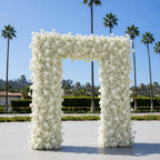 Classic White Rose Hydrangea Flower Backdrops | 001
