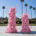 Classic Pink Rose Hydrangea Flower Wall & Backdrop | 004