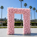 Classic Pink Rose Hydrangea Flower Wall & Backdrop | 004