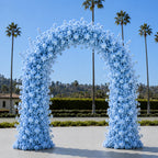 Classic Light Blue Rose Hydrangea Flower Wall & Backdrops | 241