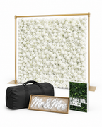 FLOWER WALL RENTAL BUSINESS STARTER KIT | WHITE ROSE