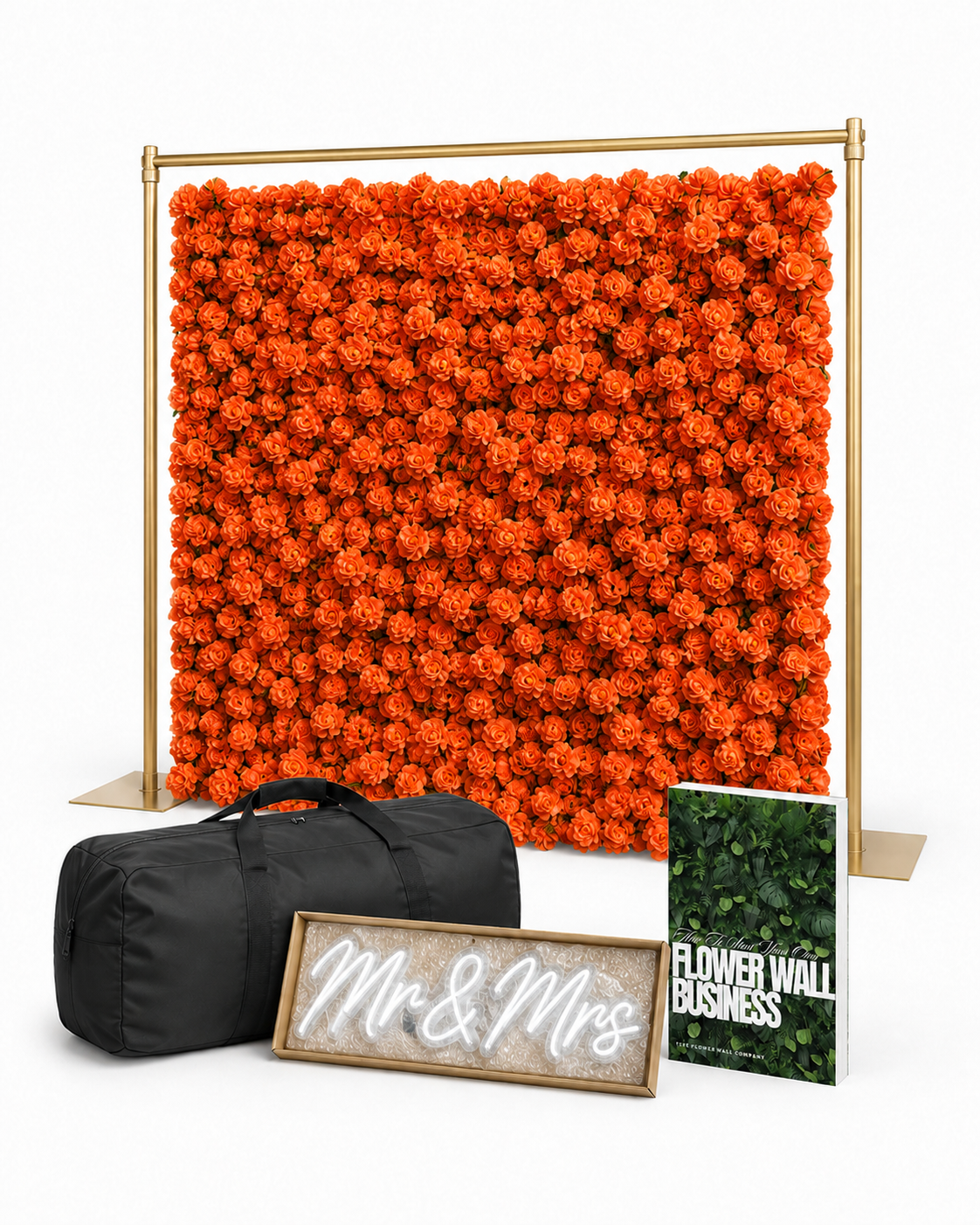 FLOWER WALL RENTAL BUSINESS STARTER KIT | ORANGE