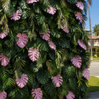 Beverly Hills Pink Tropical Premium Greenery Flower Wall & Backdrops | 512
