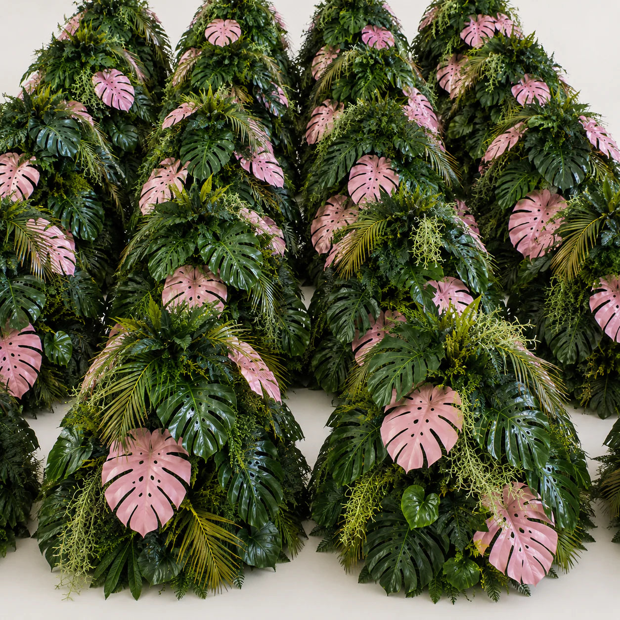 Beverly Hills Pink Tropical Premium Greenery Flower Wall & Backdrops | 512