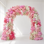 Dripping Pink, White and Lavender Premium Flower Wall & Backdrops - 263