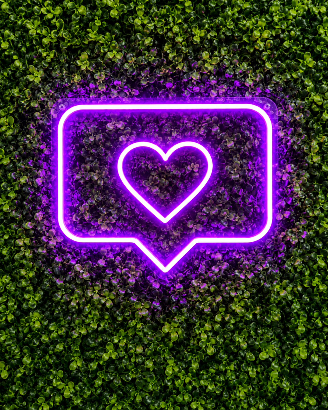 HEART LIKE NEON SIGN