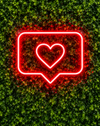 HEART LIKE NEON SIGN