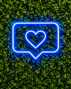 HEART LIKE NEON SIGN