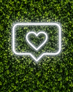 HEART LIKE NEON SIGN