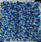 Dark and Light Blue Premium Flower Wall - 1034