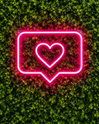 HEART LIKE NEON SIGN